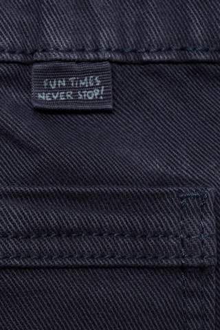 Pantalon droit coton - Bleu marine