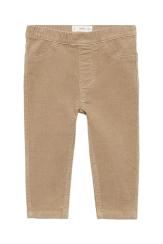 Pantalon velours milleraies - Écru