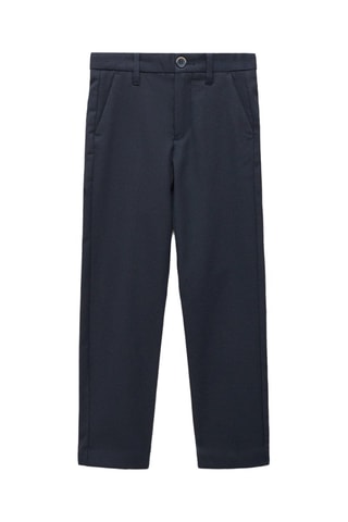 Pantalon de costume regular fit - Bleu marine