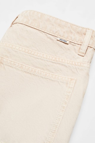 Pantalon regular-fit coton - Beige