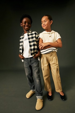 Pantalon cargo pinces - Beige