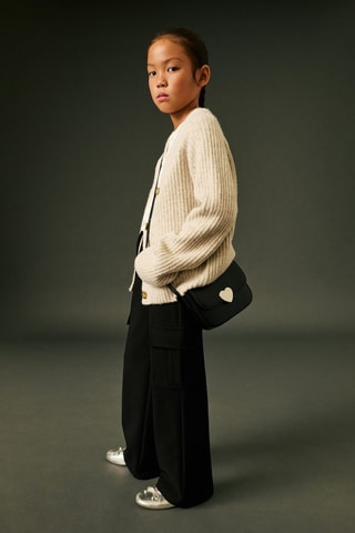 Pantalon cargo fluide - Noir