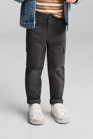 Pantalon cargo taille élastique - Anthracite