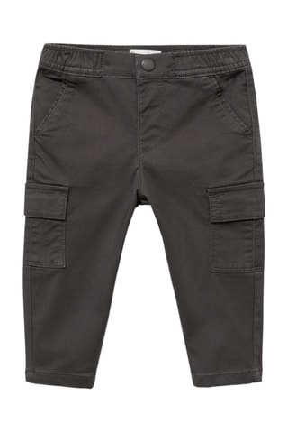 Pantalon cargo taille élastique - Anthracite