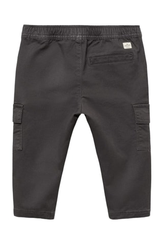 Pantalon cargo taille élastique - Anthracite