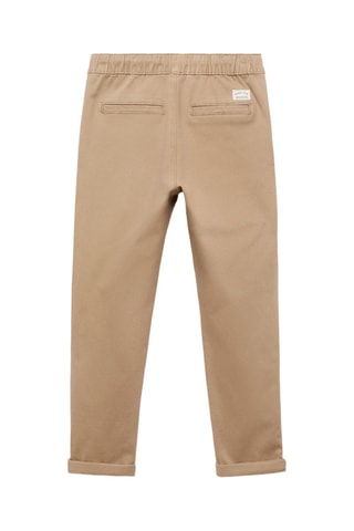 Pantalon taille élastique - Sable