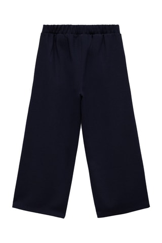 Jupe-culotte à pinces - Bleu marine