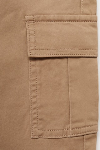 Pantalon cargo straight-fit - Beige