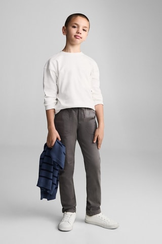 Pantalon taille élastique - Anthracite