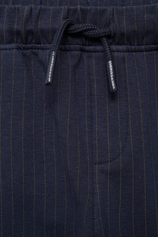 Pantalon à fines rayures - Bleu marine