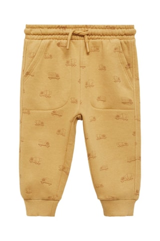 Pantalon de jogging imprimé - Ocre