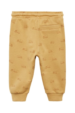 Pantalon de jogging imprimé - Ocre