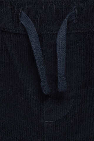 Pantalon velours côtelé doublé - Bleu marine