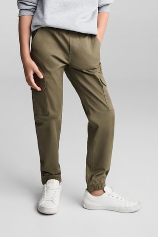 Pantalon jogger cargo - Kaki