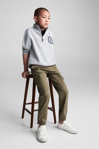 Pantalon jogger cargo - Kaki