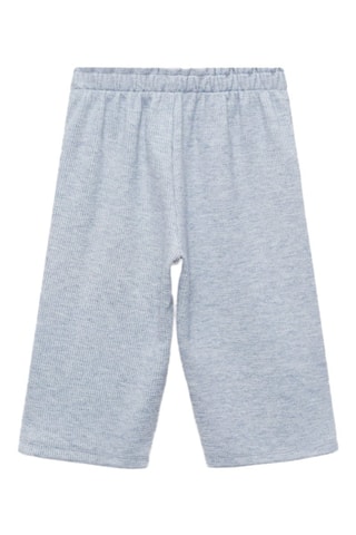 Jupe-culotte maille - Bleu