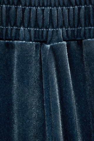 Jupe-culotte velours - Bleu