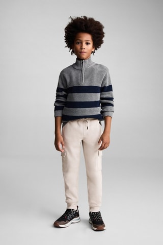 Pantalon jogger cargo - Sable