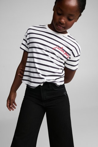 Jupe-culotte jean - Noir