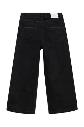 Jupe-culotte jean - Noir