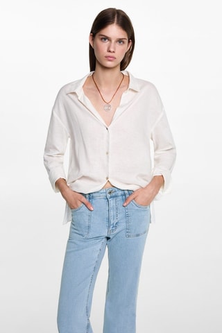 Jean flare poches - Bleu