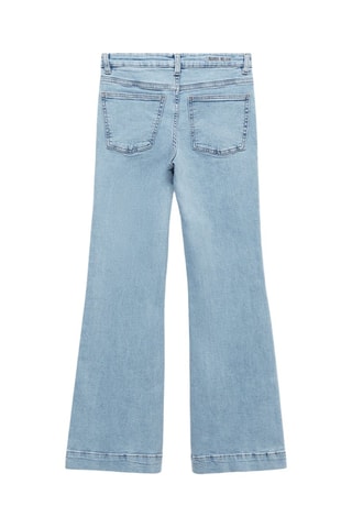 Jean flare poches - Bleu