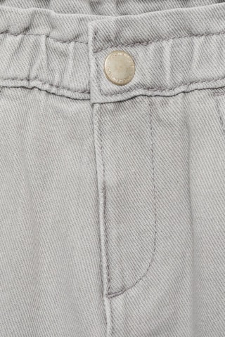 Jean paperbag doublé - Gris