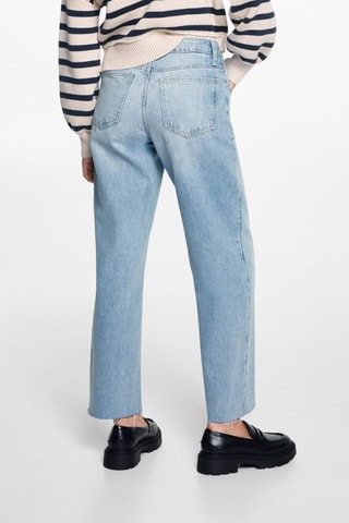 Jean style jupe-culotte couture - Bleu