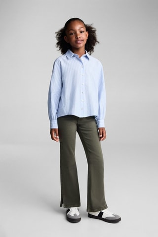 Jean flare ouvertures - Vert