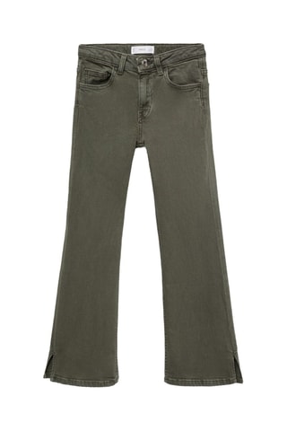 Jean flare ouvertures - Vert