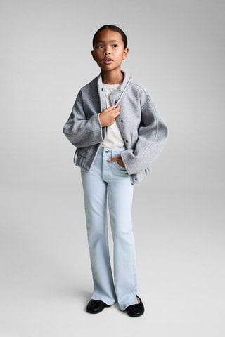 Jean flare ouvertures - Bleu clair