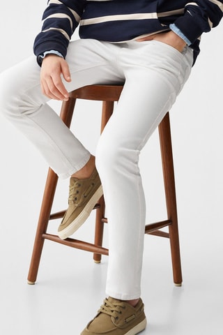 Jean slim-fit - Blanc