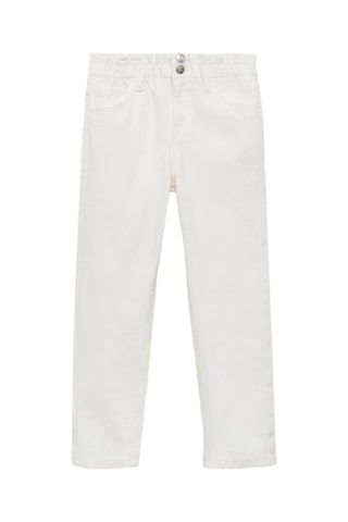 Jean paperbag - Blanc