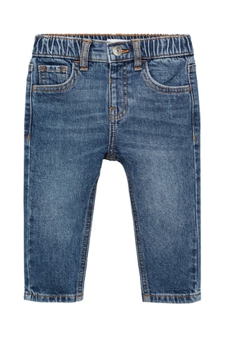 Jean taille élastique - Bleu