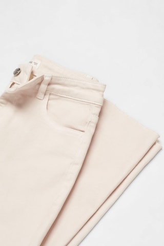 Jean flare crop - Beige