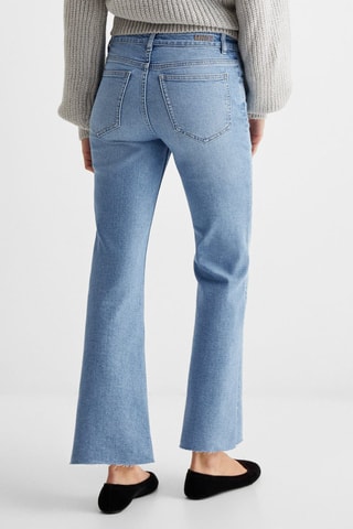 Jean flare strass - Bleu