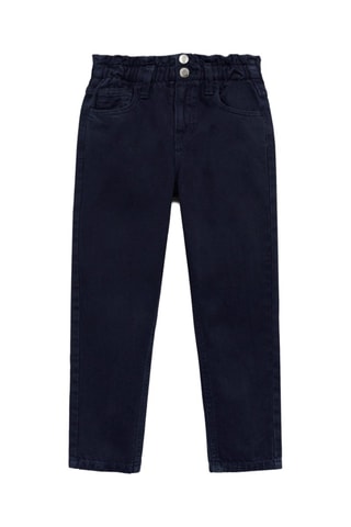 Jean paperbag - Bleu marine