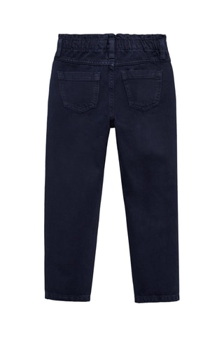 Jean paperbag - Bleu marine