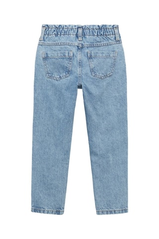 Jean paperbag - Bleu