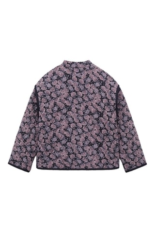 Veste en imprimé floral - Violet clair