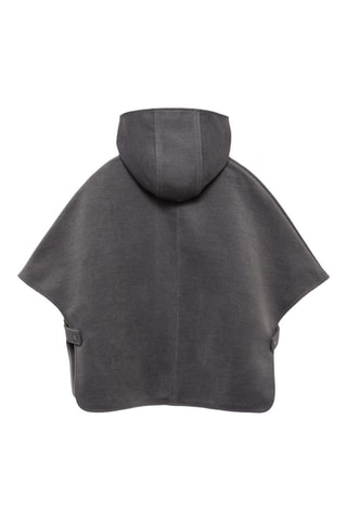 Veste style cape boutons - Gris