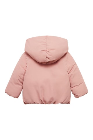 Anorak doublure fausse fourrure - Rose