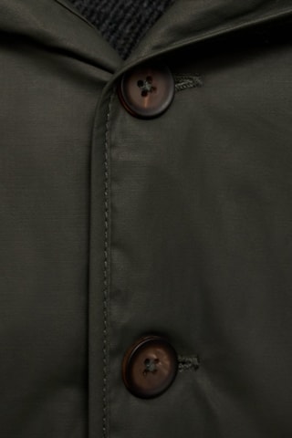 Anorak coton blouson intérieur - Vert foncé