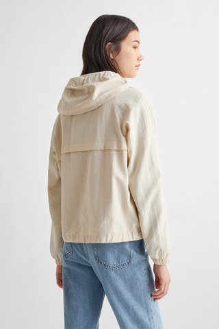 Veste légère poches - Crème