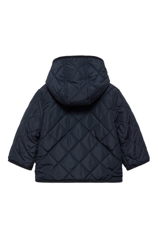 Anorak matelassé losanges - Bleu marine