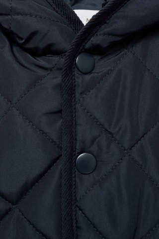 Anorak matelassé losanges - Bleu marine