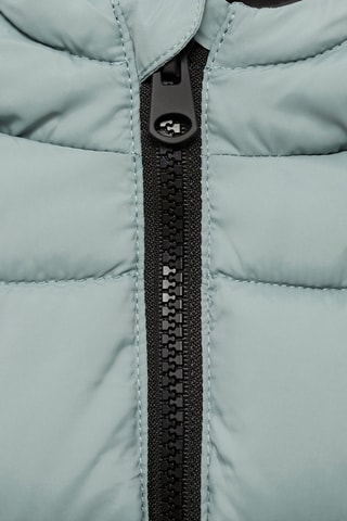 Anorak matelassé capuche - Vert menthe