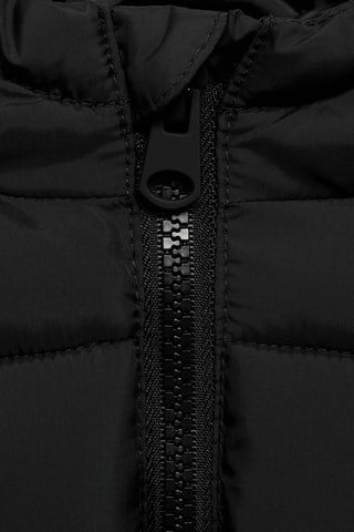 Anorak long matelassé - Noir