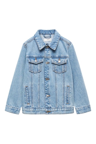 Veste jean poches  - Bleu