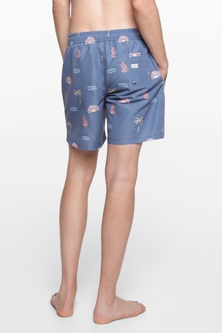 Maillot de bain imprimé marin - Bleu